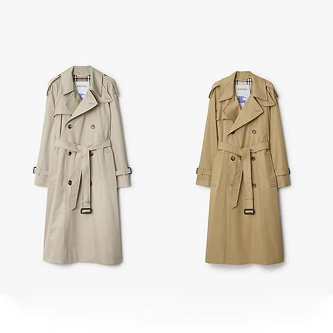 burberry castleford long gabardine trench coat